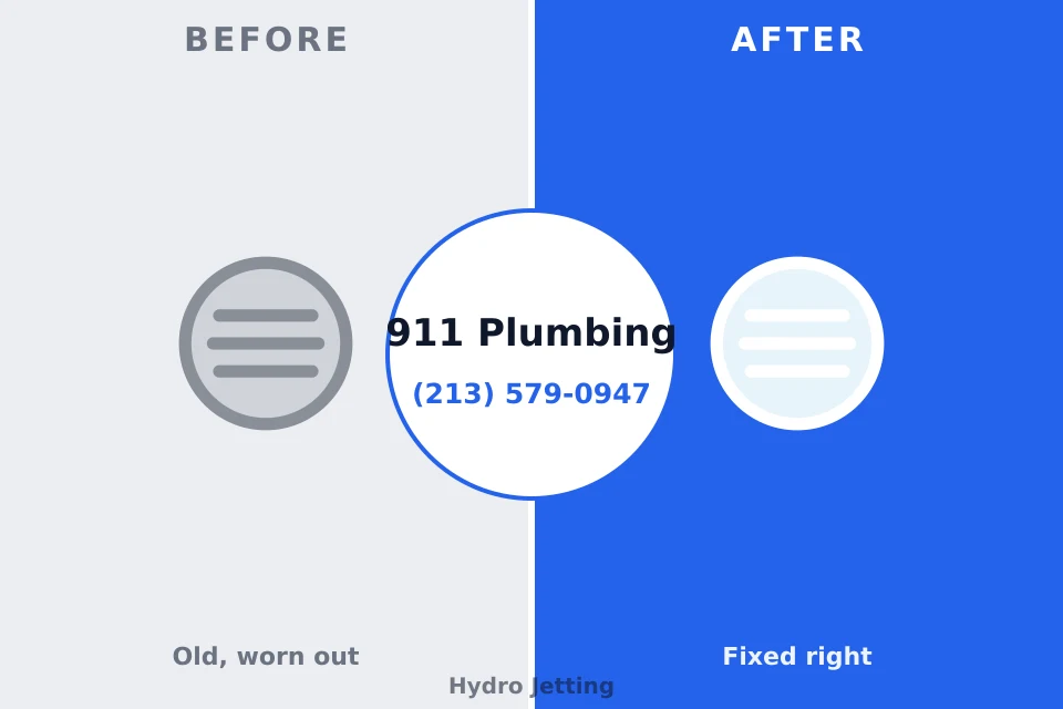 Before and after: plumbing repair Mound Bayou, MS